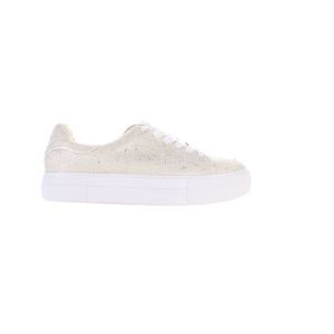 Betsey Johnson Womens Suton Ivory Fashion Sneaker Size 8.5 Medium (B, M)